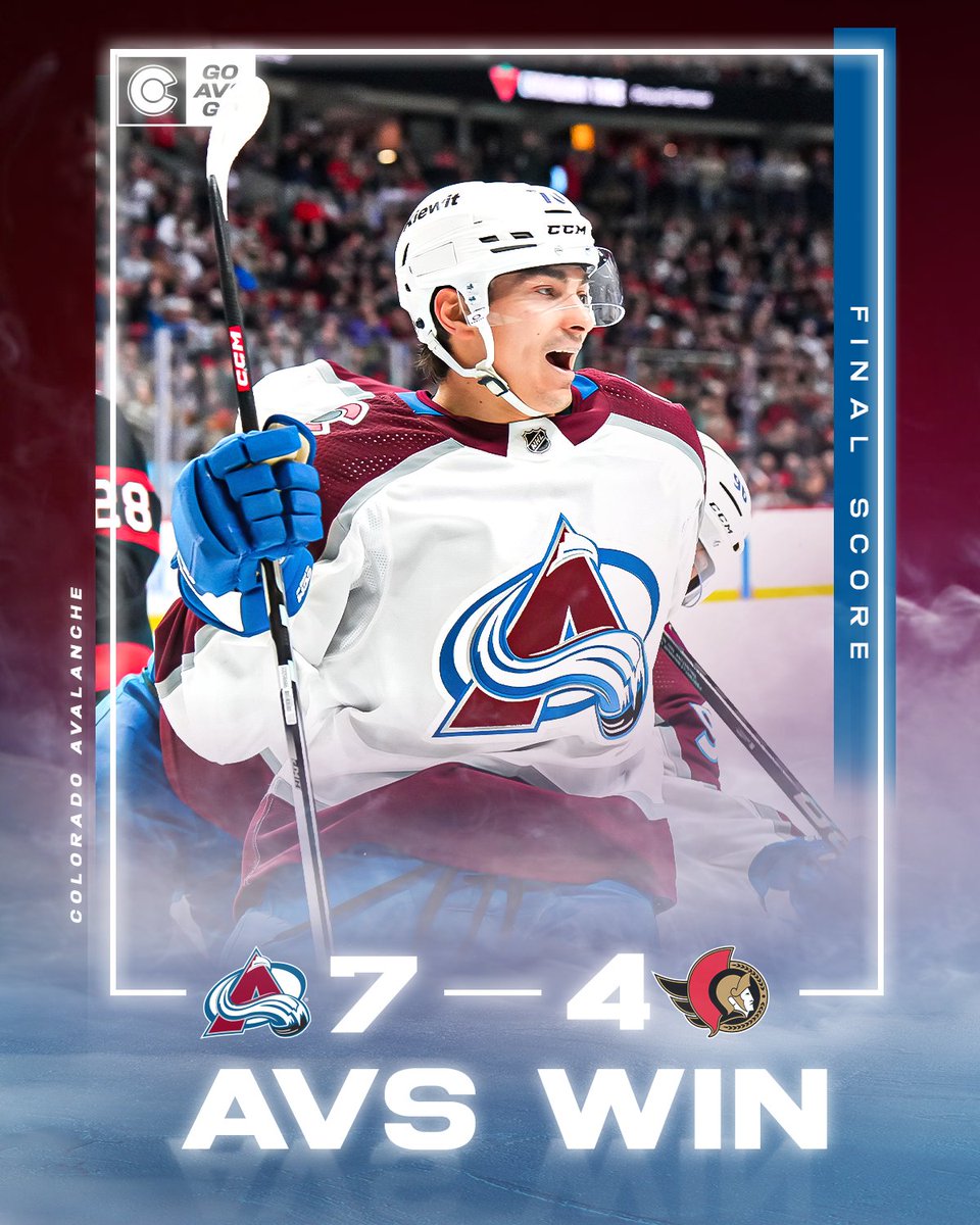 Avalanche's tweet photo. WWWWWWWinning!

#GoAvsGo https://t.co/SPH99RZejU