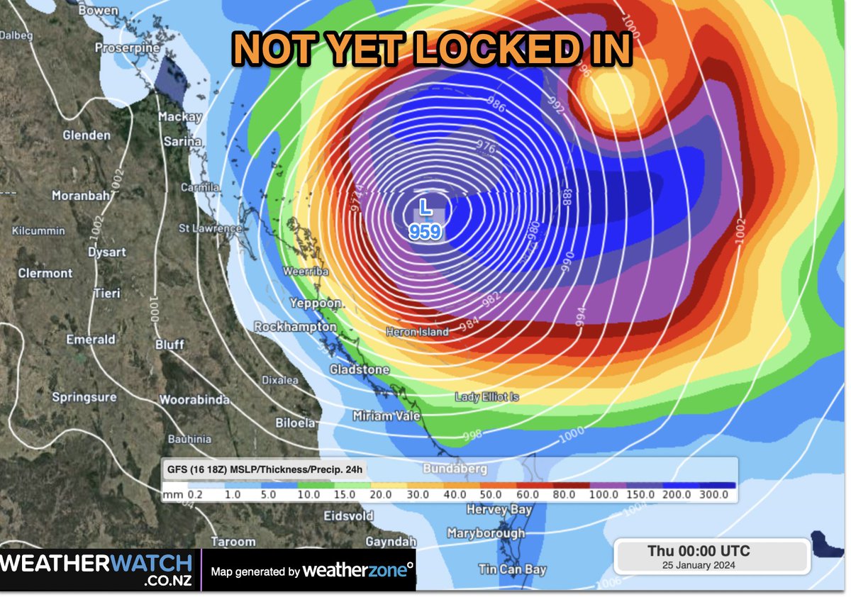 WeatherWatchNZ's tweet image. 🚨🌀Is the next #TropicalCyclone of the #SouthPacific season about to form?  

Potential set up 8 days from now. 

Not yet locked in. 

Modelling has been showing the risk of a storm forming around the Coral Sea for a number of days now.

📺More details in our 2 videos tomorrow.