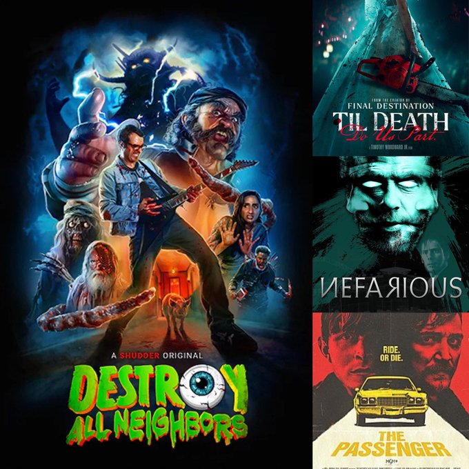 Reviewing these tomorrow on Live with Kristy at 2:00 pst 🎙️🖤 #HorrorMovies #livewithkristy #letstalkhorror<a href="/tag/horrormovies"class="tags"><span>#horrormovies</span></a><a href="/tag/letstalkhorror"class="tags"><span>#letstalkhorror</span></a><a href="/tag/livewithkristy"class="tags"><span>#livewithkristy</span></a>