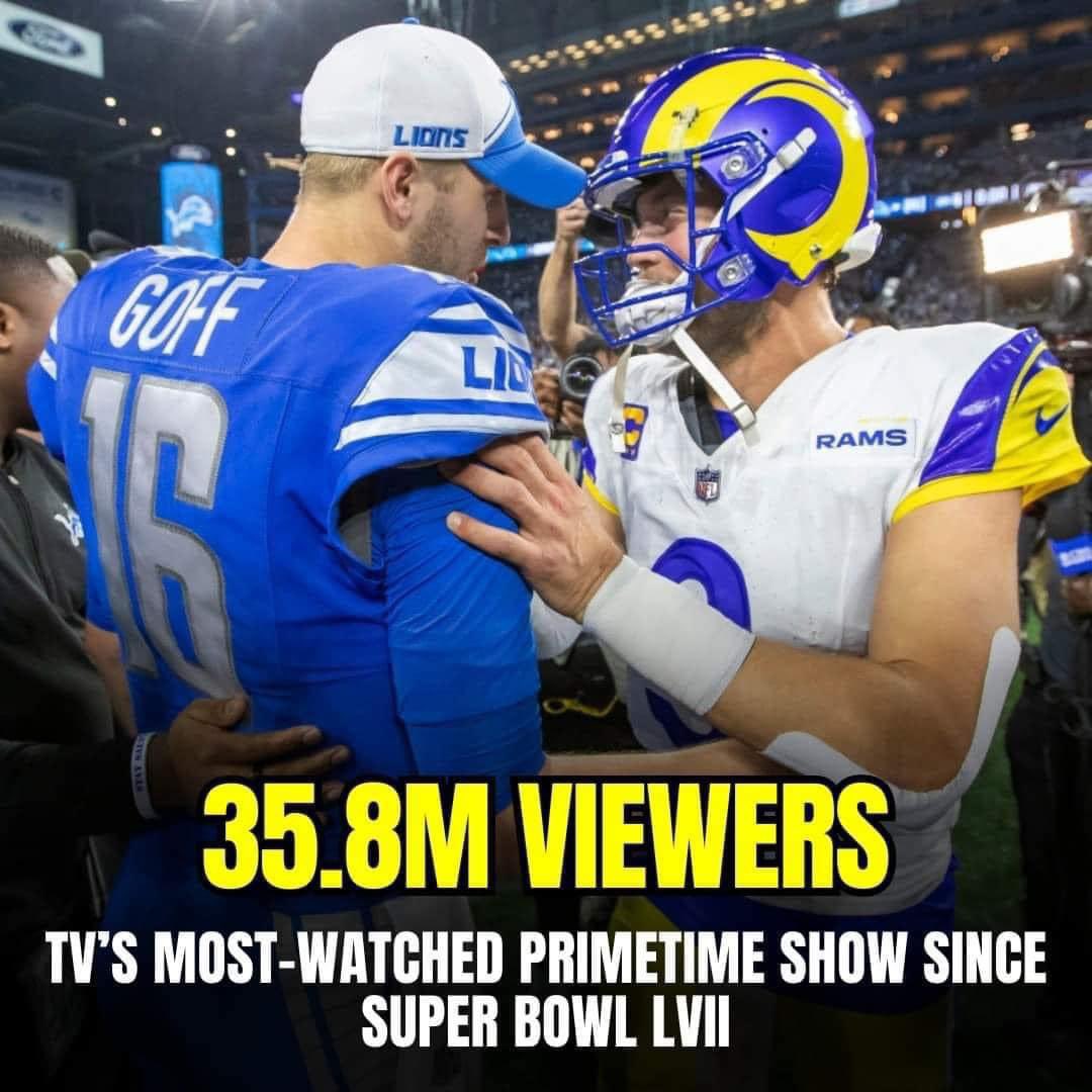woodwardsports's tweet photo. #NfL Impressive. Very impressive Lions and Rams https://t.co/6KQwO1uWmq