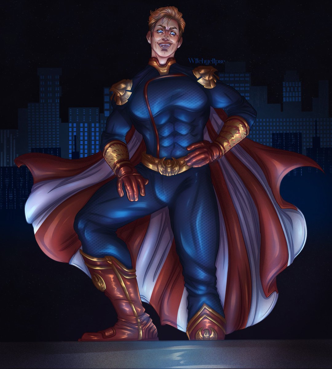 witchyclipse's tweet photo. My drawing of Homelander from @TheBoysTV ! I absolutely adore his character, how just crazy he is in all his weird ways. Its hard not to love him i think, so I had to draw him! See below for speedpaint!

#digitalart #homelander #TheBoys #TheHomelander #commissionsopen #Procreate https://t.co/3b7pG68yfJ