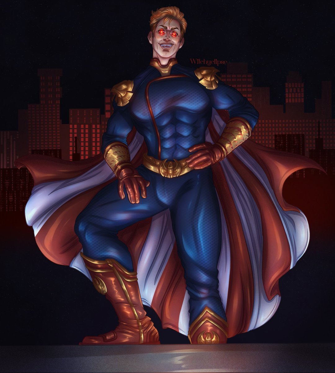 witchyclipse's tweet photo. My drawing of Homelander from @TheBoysTV ! I absolutely adore his character, how just crazy he is in all his weird ways. Its hard not to love him i think, so I had to draw him! See below for speedpaint!

#digitalart #homelander #TheBoys #TheHomelander #commissionsopen #Procreate https://t.co/3b7pG68yfJ