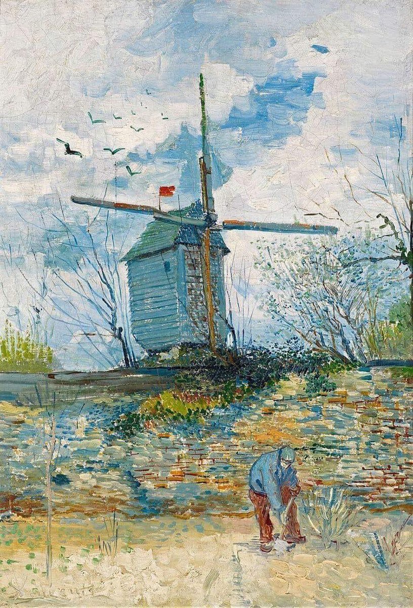 Arteymas_'s tweet photo. Vincent van Gogh, Le Moulin de la Galette, 1886 https://t.co/MoYkDPJVW5