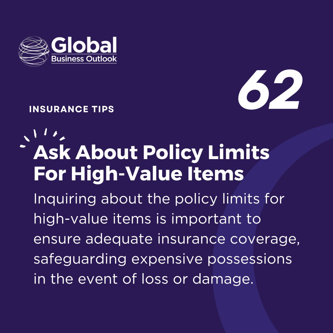 gbomagazine's tweet photo. #isurancetips

Securing High-Value Items: Check Insurance Limits

Checking policy limits for high-value items is crucial, ensuring ample insurance coverage to protect costly possessions from potential loss or damage.

#globalbusinessoutlook #insurancecoverage #highvalueitems #protectpossessions #policylimits #insurancetips #valuables #coveragecheck #safeguardassets #policyreview