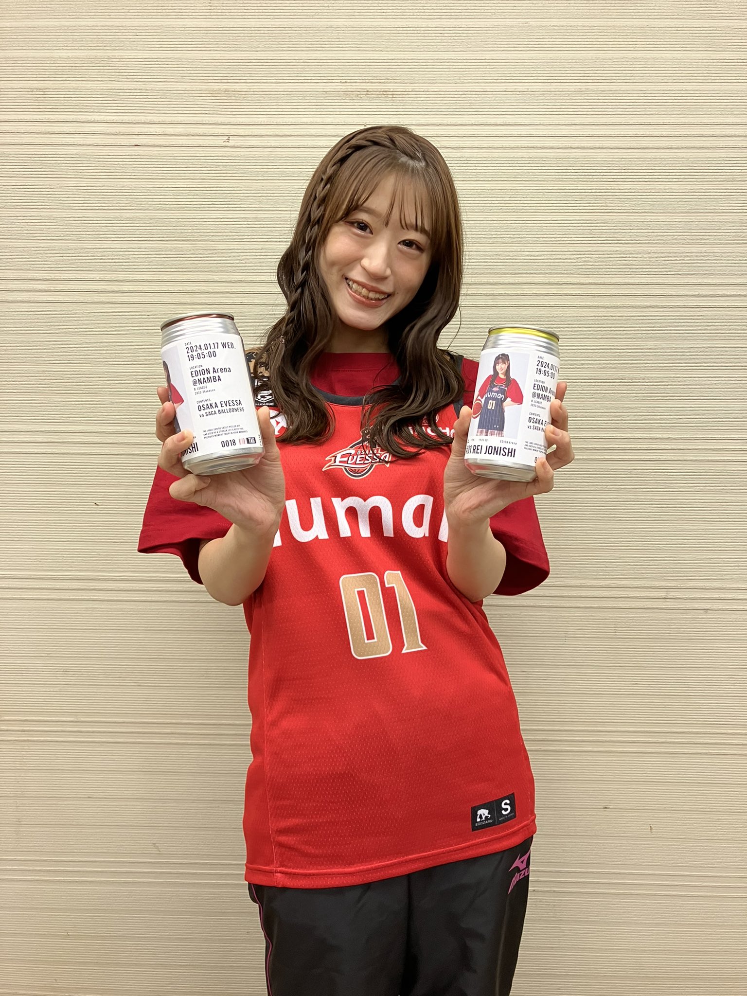 大阪エヴェッサ チアユニフォーム上下セット