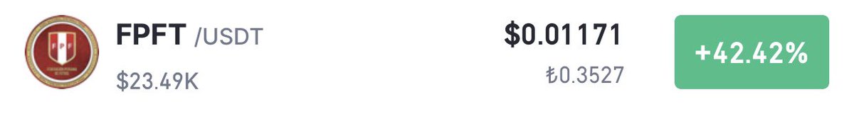 CryptoVolleyy's tweet image. #Fpft 🇵🇪 #Peru #FanToken

Arz fiyatı        0,30 € 
Güncel fiyatı 0,01 $

#Gate ve #Mexc borsalarında listeli 

@CopaAmerica 14 Haziranda başlıyor

🇵🇪🇵🇪🇵🇪🇵🇪🇵🇪🇵🇪🇵🇪🇵🇪🇵🇪🇵🇪🇵🇪🇵🇪🇵🇪