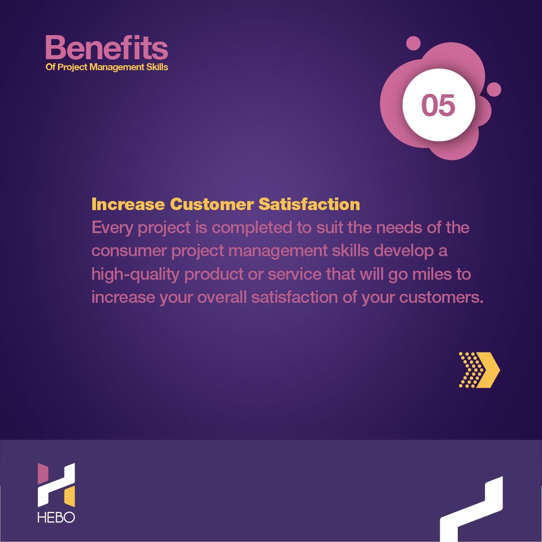 ConsultHebo's tweet photo. Mastering these skills will propel you to the forefront! Project management skills ensure smooth execution, reaching objectives, and a perfect career ✨
#HEBOConsult #ProjectLeader #Consultation #ProjectManagement #PlanYourNext https://t.co/TSrvoUanNO