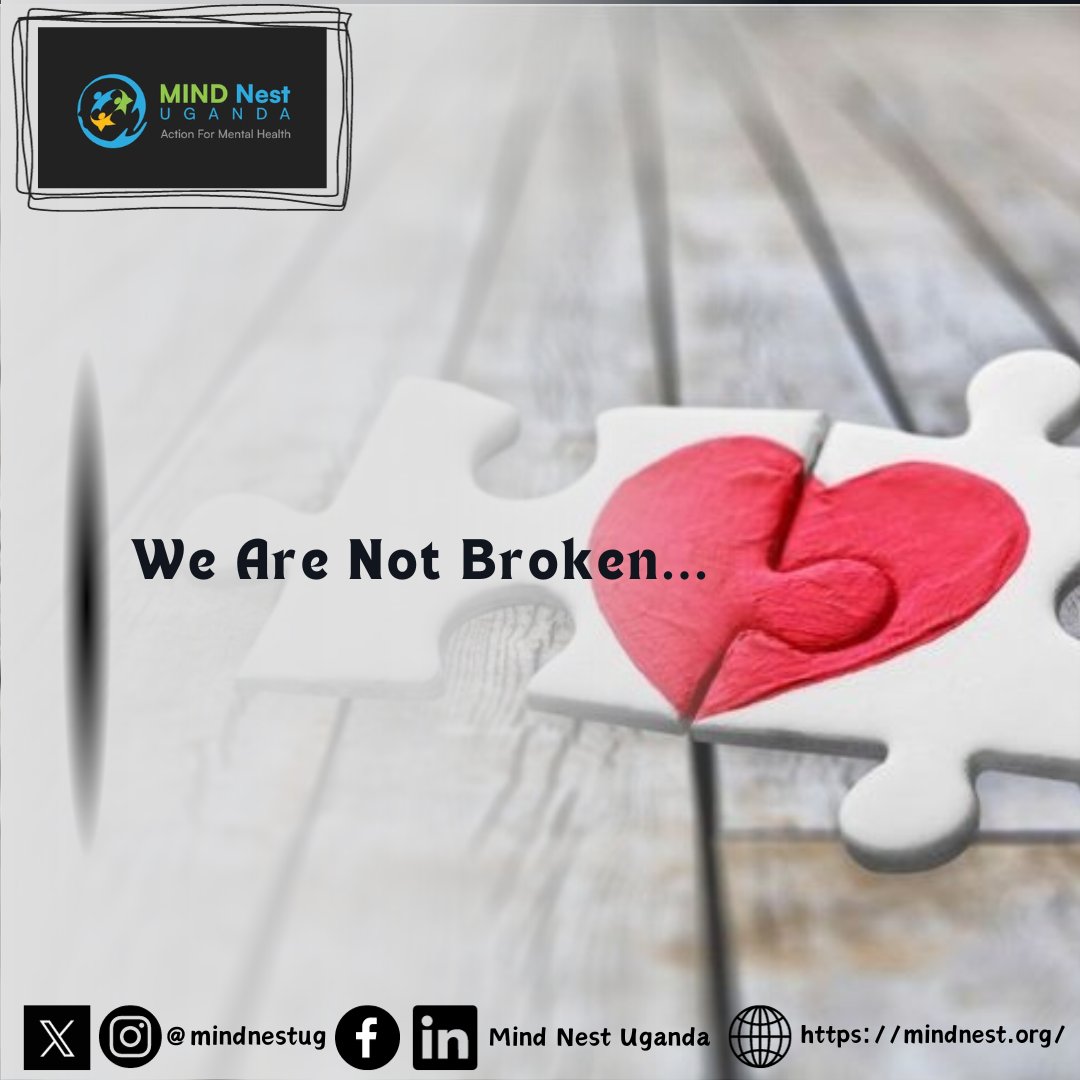 Individuals facing mental health challenges are not 'broken,' but are valuable and whole.... 

#BraveAndValued
#MentalHealthWarriors 
#MindfullyWhole