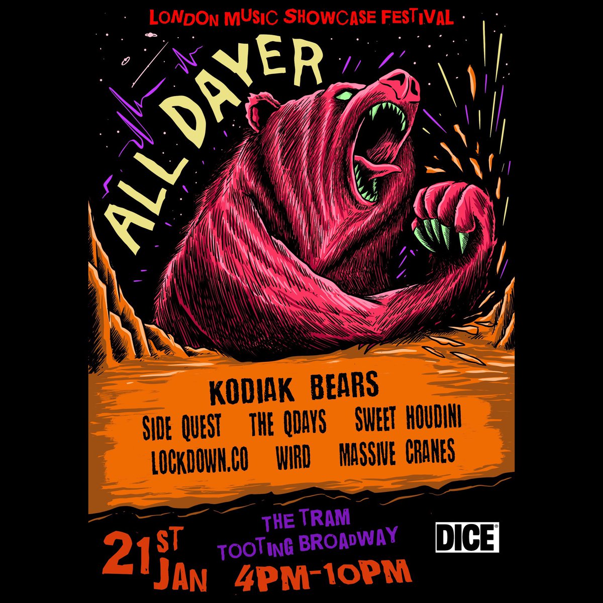 New year, new gig, new venue…

We’re playing our first show of the year at The Tram in Tooting for an awesome all dayer of live music 🔥 

Get your tickets here: link.dice.fm/h0451c846d1a