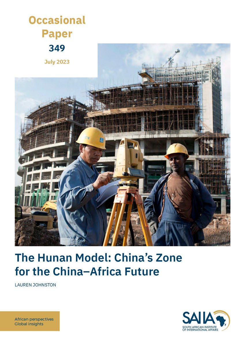 The #HunanModel has officially been approved by State Council, and Hunan's provincial government has responded by taking up the charge. The Hunan Model reflects a changing relationship between China and Africa that is moving beyond a focus on mainly oil and extractive…