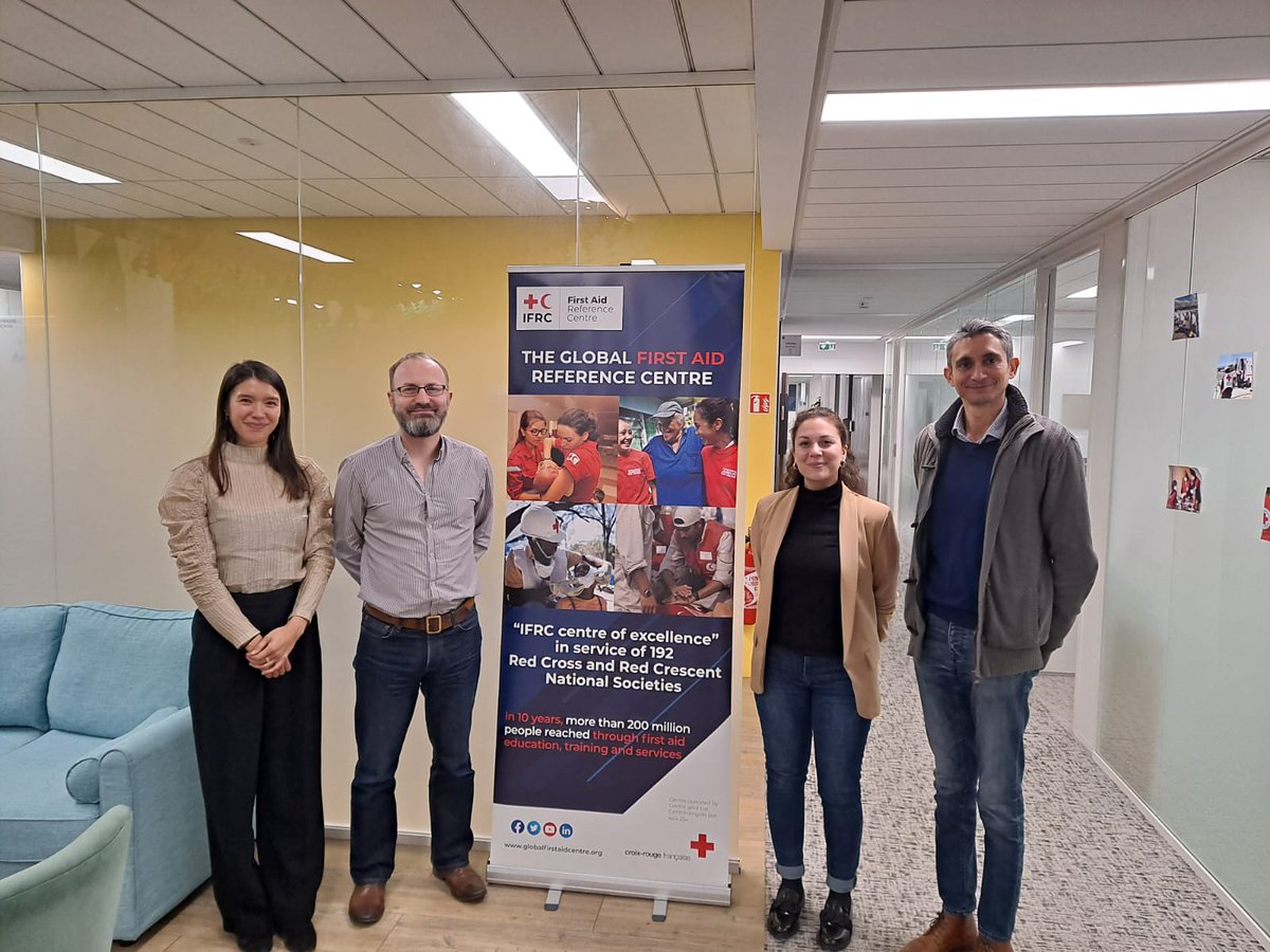Global First Aid Reference Centre (@gfarc_ifrc) on Twitter photo We are delighted to welcome in Paris the <a href="/RodeKruis/">Rode Kruis</a>, an instrumental partner in enhancing quality and dissemination of First Aid in the workplace at global level!
➡️On the road to @IFRC #Firstaid Vision 2030 We are delighted to welcome in Paris the <a href="/RodeKruis/">Rode Kruis</a>, an instrumental partner in enhancing quality and dissemination of First Aid in the workplace at global level!
➡️On the road to @IFRC #Firstaid Vision 2030