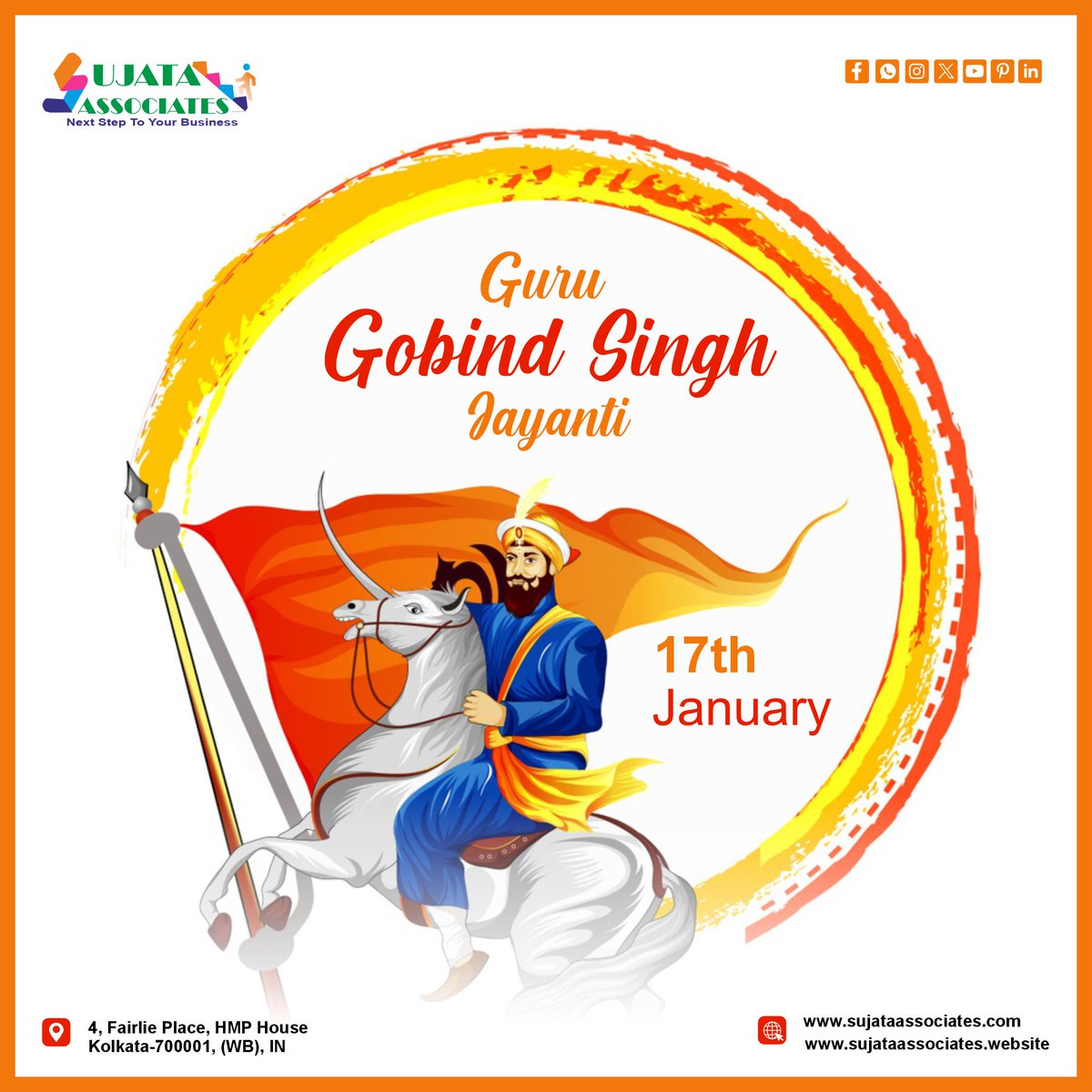 sujataasso's tweet photo. Guru Gobind Singh Jayanti.
#gurugobindsinghji
#GuruGobindSinghJayanti2024 https://t.co/clPh1Wf2dT