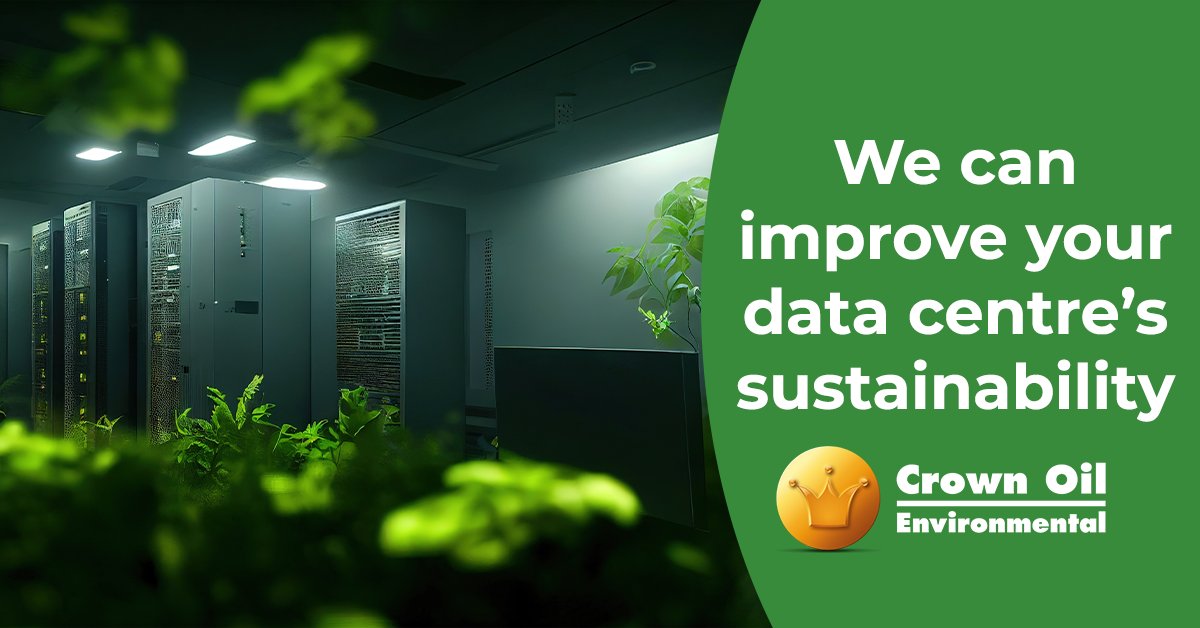 We can improve your data centre’s sustainability by swapping your backup fuel to HVO, a fully renewable diesel alternative that reduces net CO2 emissions by up to 90%.

Switch today by calling 0330 123 3399 or learn more about our HVO switch service here: crownoilenvironmental.co.uk/services/hvo-f…