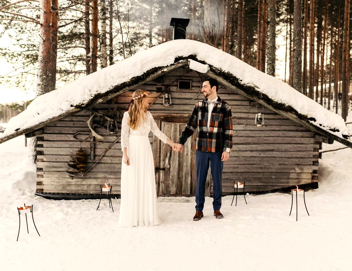Lapland is becoming a wedding destination - Saying \, image size:1200x923