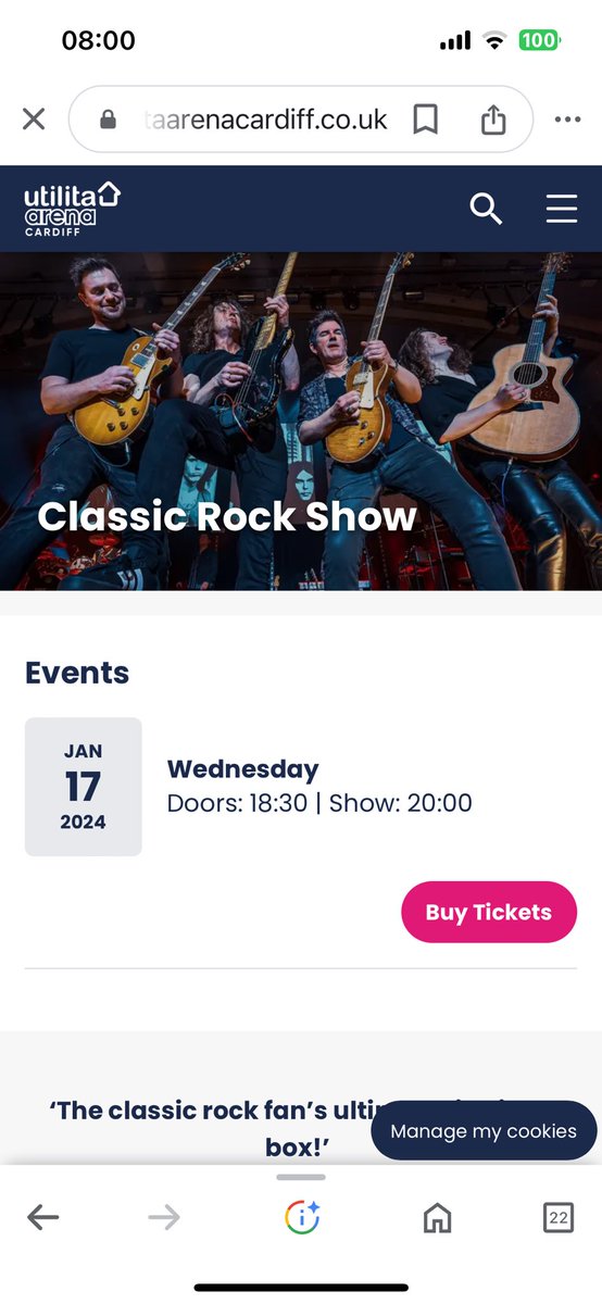 Seeing this tonight classic rock show I wanna rock my type of music <a href="/magicfm/">Magic Radio</a> <a href="/harrietscott_/">Harriet Scott</a> <a href="/ronanofficial/">Ronan Keating</a> <a href="/joanneraven30/">joanne raven</a> <a href="/JoanneRaven29/">Joanne Raven</a>