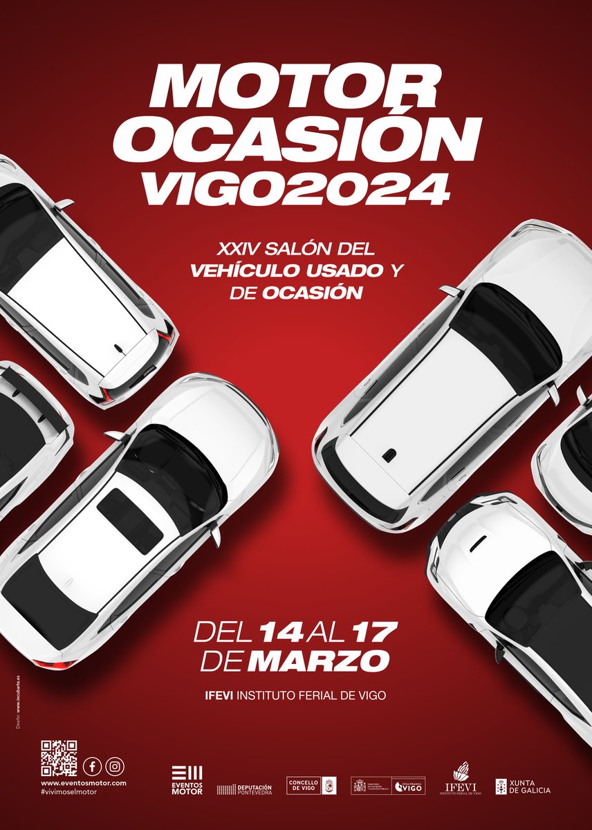 Inst. Ferial de Vigo (@ifevi) on Twitter photo Vuelve Motorocasión Vigo a #IFEVI del 14 al 17 de marzo de 2024.
Más detalles en ifevi.com/ES/evento-deta… Vuelve Motorocasión Vigo a #IFEVI del 14 al 17 de marzo de 2024.
Más detalles en ifevi.com/ES/evento-deta…