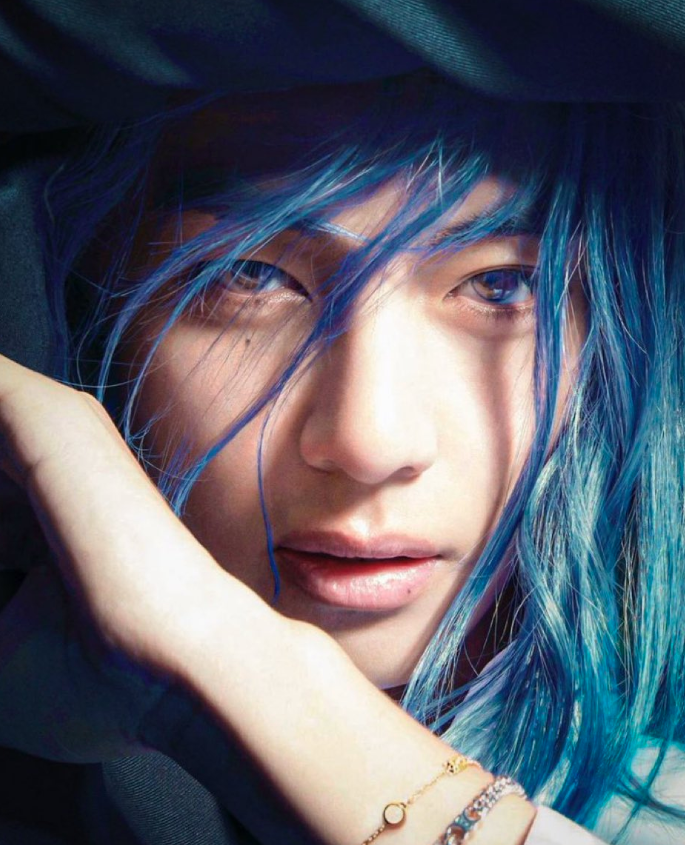 Taehyung in new photos for Bazaar Korea.