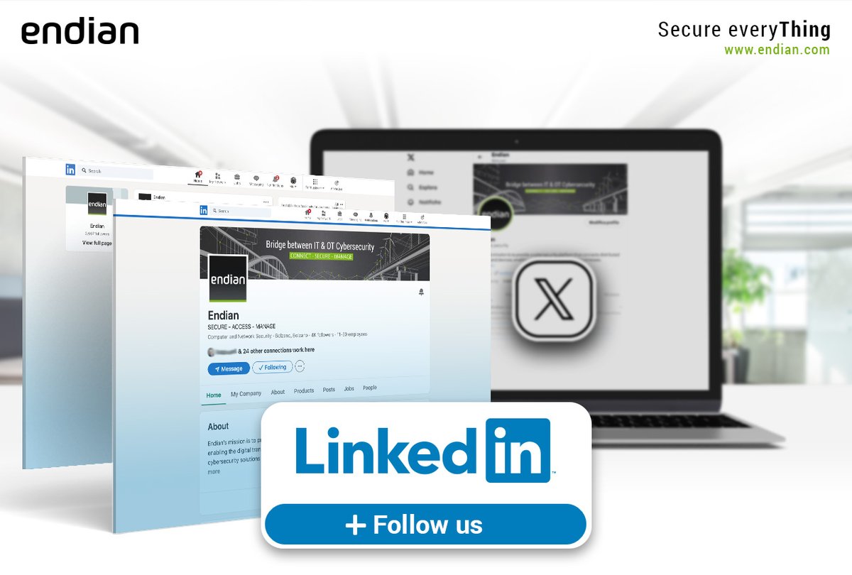 endian_security's tweet photo. Endian has decided to suspend its activities on X, formerly Twitter. If you want to stay in touch with us, follow us on Linkedin, where we will continue to post regular news about Endian and its solutions. https://t.co/d7DQbMMHoE

#Endian #LinkedinUpdates #DigitalTransformation https://t.co/wpLPyNcOlL
