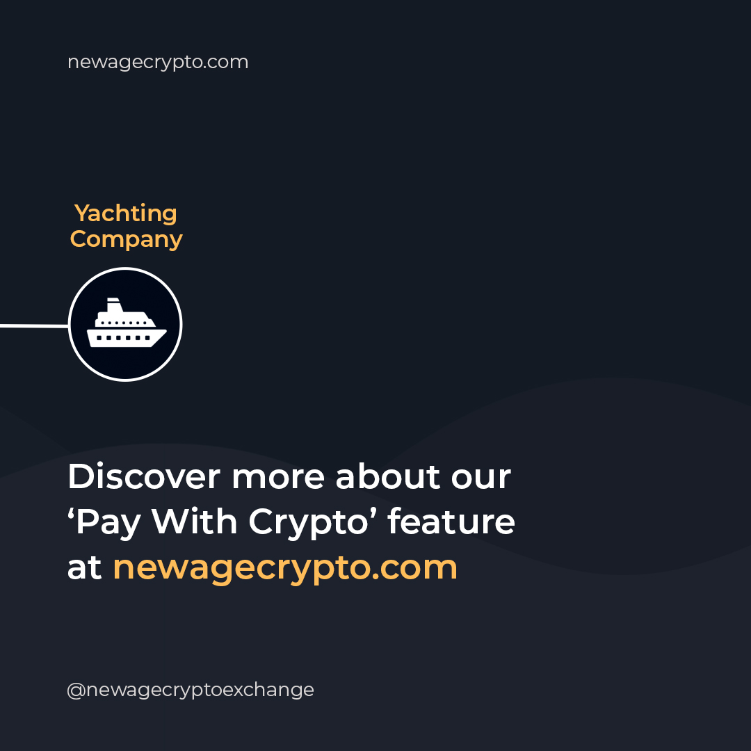 newagecryptox's tweet photo. Considering accepting cryptocurrency for yacht charters or selling vessels using Bitcoin?

Provide your customers with a 'Pay With Crypto' option that auto-converts to fiat, settling transactions in real-time.

Get started at https://t.co/Qui63mbZQP

#yachtpayments #yachting https://t.co/Z7lZuK4h6g
