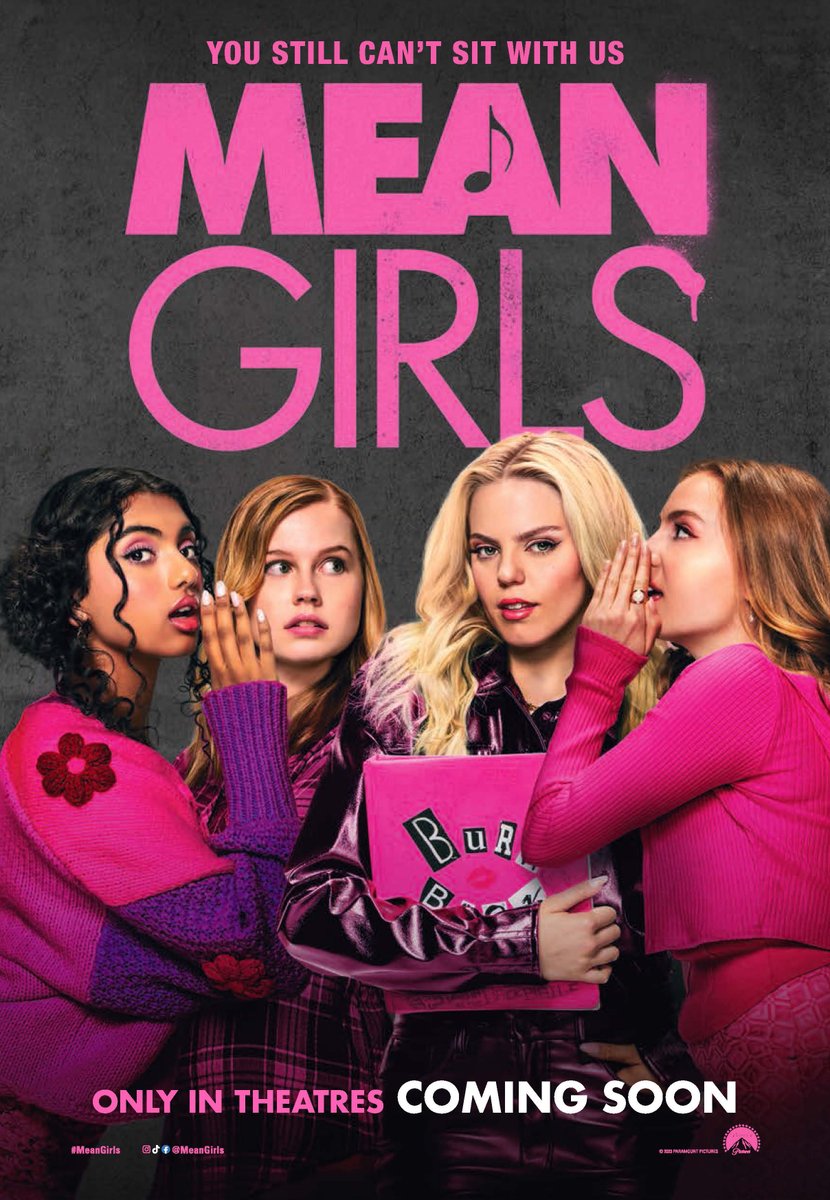 Dymension__xyz's tweet photo. #MeanGirls ภาพยนตร์อันดับ 1 ในอเมริกา สัปดาห์ล่าสุด กวาดรายได้มากกว่า 33 ล้านเหรียญสหรัฐฯ ใครอยากดูเรื่องนี้ ช่วยกดหัวใจให้หน่อย https://t.co/NrH0Y7gvkR