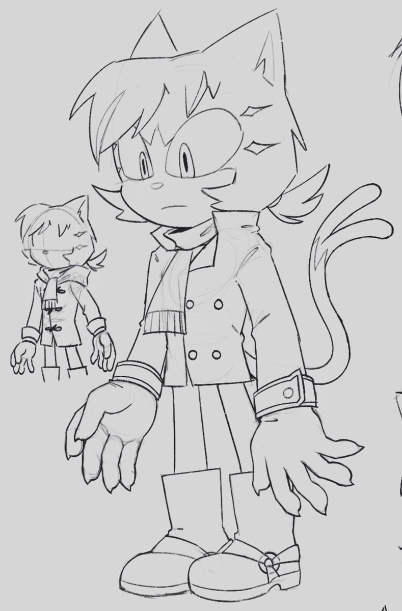 @blur_draws_art I haven't posted the full thing in my main acc. yet, but here's Comet, who lives west of Spagonia and is a part-time treasure hunter. Before Unleashed, he found out some of his ancestors were indirectly connected to Dark Gaia & the last "time of awakening"
