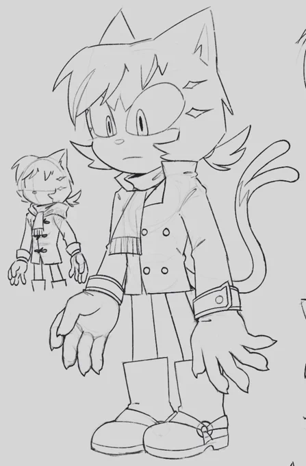 @blur_draws_art I haven't posted the full thing in my main acc. yet, but here's Comet, who lives west of Spagonia and is a part-time treasure hunter. Before Unleashed, he found out some of his ancestors were indirectly connected to Dark Gaia &amp; the last "time of awakening" 