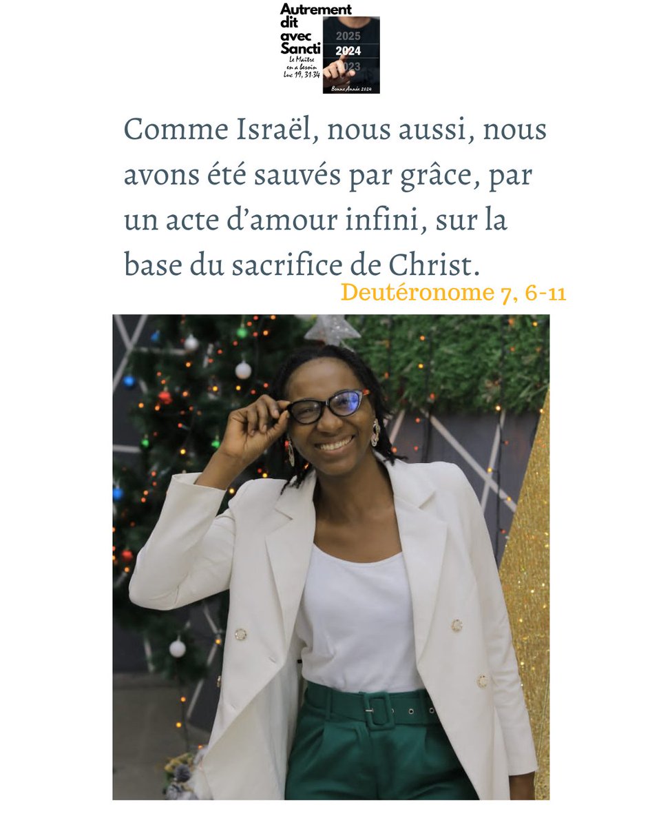 Chers #Sancti, Bonjour ! 

Ce matin dans l'Office des Lectures, nous lisions ce texte qui nous rappelle la raison du choix de Dieu : l'amour. 

Sainte journée à tous !
Que Dieu vous bénisse. 

#ADAS #Sancte #LeMaîtreEnABesoin #ÉlectionDivine #DieuNousAime #SauvésParGrâce