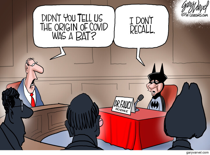 KieckCarl's tweet photo. Introducing Dr #AnthonyFauci as the bat entity from #Wuhan ... 🤣🤣🤣🤣👌👌👍👍
Full credit @ #GaryVarvel / #GoComics 
https://t.co/mYYWr3qWCC 
#Covid #Pandemic #ConservativeMeme #Memes #GenderFraud #GenderHoax #Gender #Philosophy #Wisdom #Teaching #Teach #Teacher #Climate #ClimateChange #ClimateCrisis #ClimateHoax #GlobalWarming #Warming #GreenAgenda #WEF #UN #Media #MSM #GreenIdeology #News #Politics #Culture #Social #Society #School #College #Media #MSM #Literature #America #American #USA #University #Economy #Economics #Finance #SpeakFreely #FreeSpeech #Research