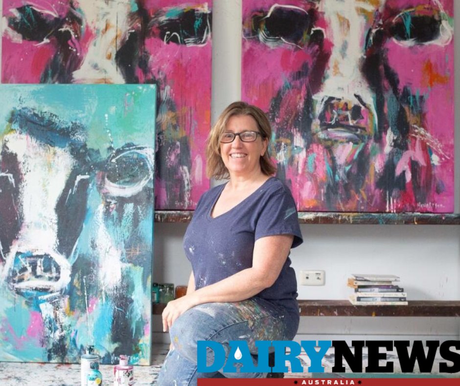 dairynewsaustralia.com.au/dairy/artist-c…

This year's Australian Dairy Conference in Melbourne will showcase Rose Hewartson's journey from fearing animals to embracing them, featuring her collection of abstract cow paintings.