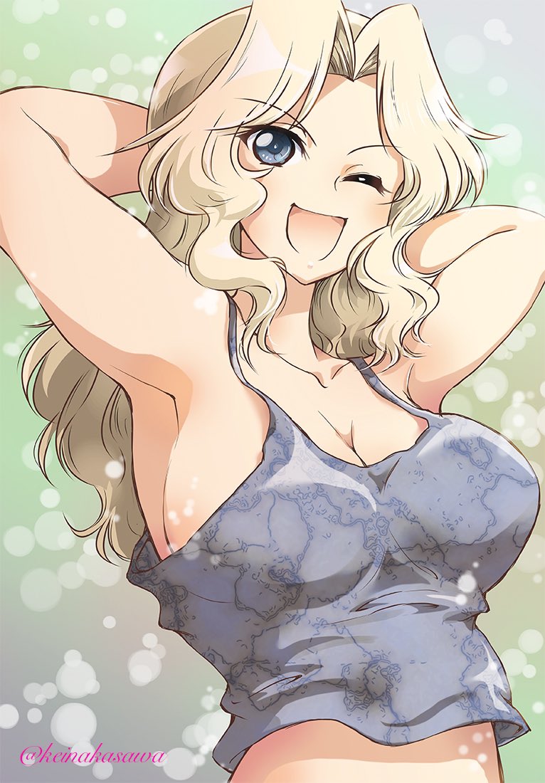 ケイ(ガルパン) 「」|なかさわけい㌠のイラスト