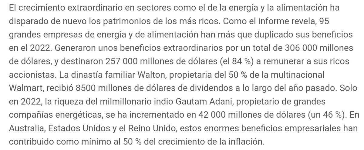 Daniel21430809's tweet photo. El 1 % más rico acumula casi el doble de riqueza que el resto del mundo. Y el poderoso #LobbyEnergético son de los q más acumulan riqueza. Democratizar la energía, es democratizar la riqueza #BalanceNeto 🌞🌎🇨🇴
@petrogustavo @andrescamachom_ @ricardobonillag https://t.co/8DoaMViAE5