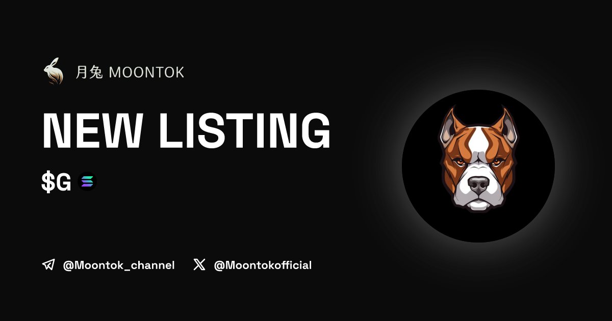 MoontokListing's tweet photo. ⚡ 月兔雷霆 - Moontok Xpress

Andrew Tate’s Dog ($G)
https://t.co/JkulnYN3Wv

21noo1kvL85Hgzy69qeR6RaypQxrbr6nGNrksuS3S7g5

LIQ: $14,967 | MC: $42,445

#altcoin #memecoins @gtatesdog @moontokofficial https://t.co/2mlowuyUb1