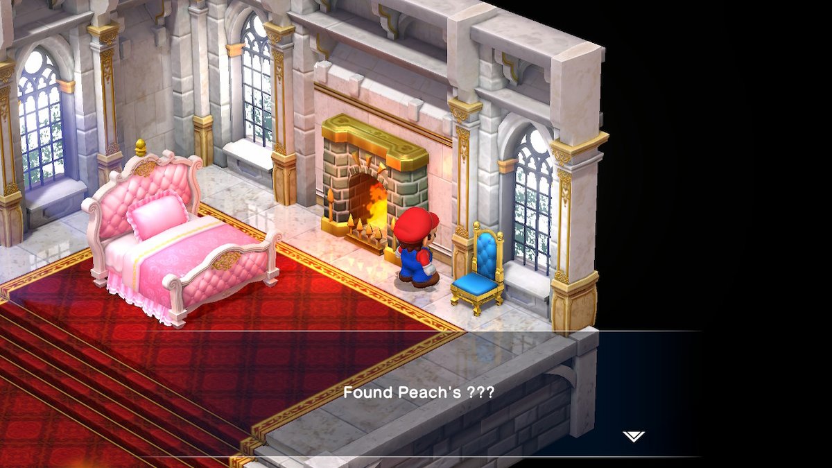 TossAShow's tweet image. Wait... what did Mario find from Peach's room? Let your imagination run wild?! The answer is Peach's Journal! #SuperMarioRPG #SuperMarioRPGRemake #Switch