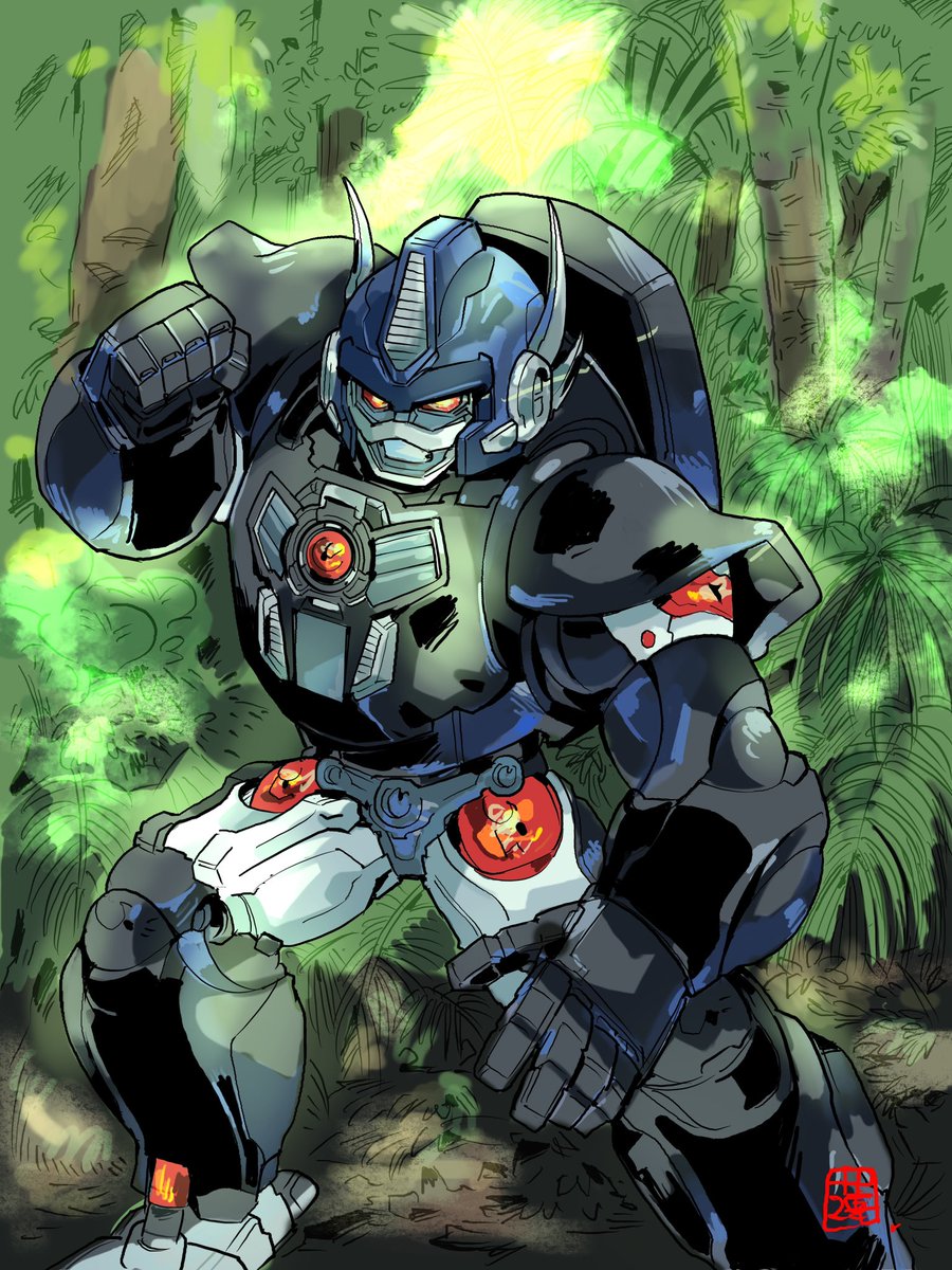 「Complete! PRIMAL!!#BeastWars #transforme」|薄力粉　AHC38のイラスト