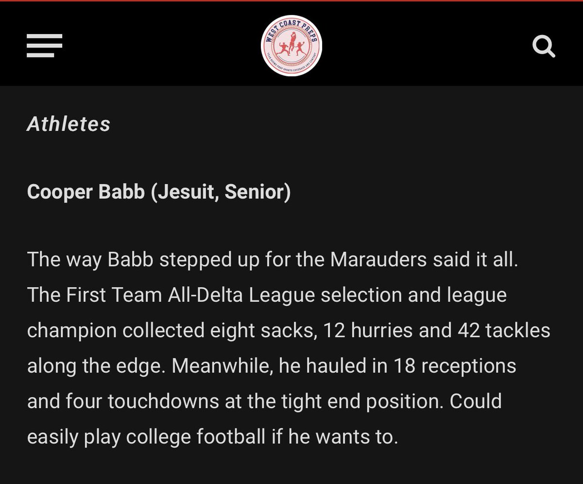 Cooper Babb (@coopbabb2024) on Twitter photo 