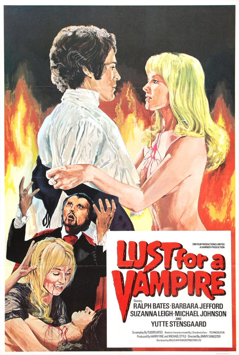 Lust for a Vampire was released in the UK on this day in 1971. #horror