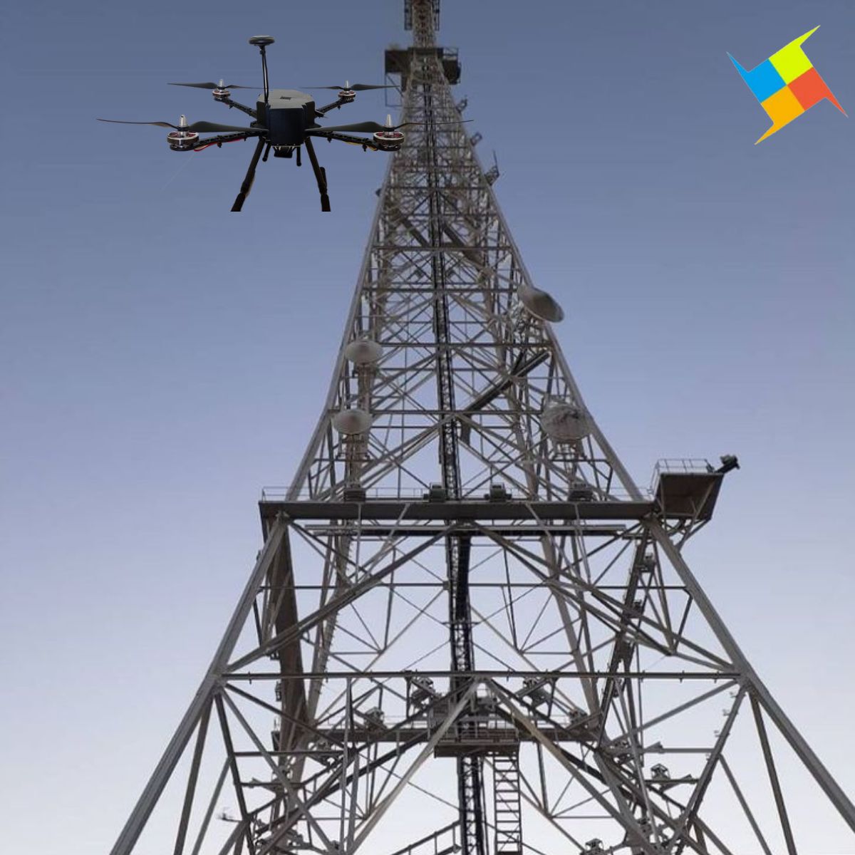HawkAerospace's tweet image. Tower monitoring by drones has revolutionized the way we gather information about structures. These technological advancements provide valuable insights into the condition and maintenance needs of towers. #towermonitoring