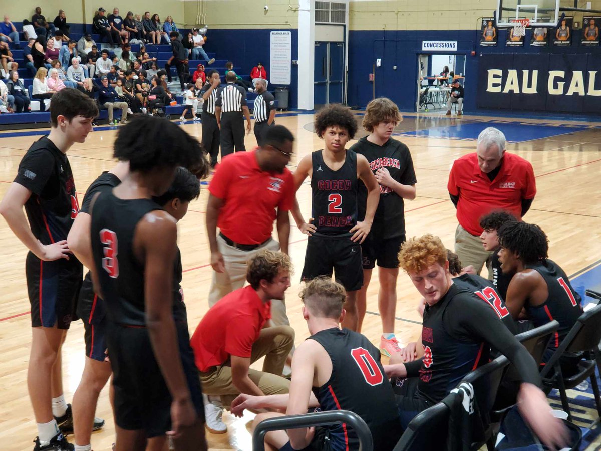 Got the first of a back to back tonight at Eau Gallie. Early Tipoff tomorrow at Space Coast vs Edgewood at 5:30. Go Beach!!!