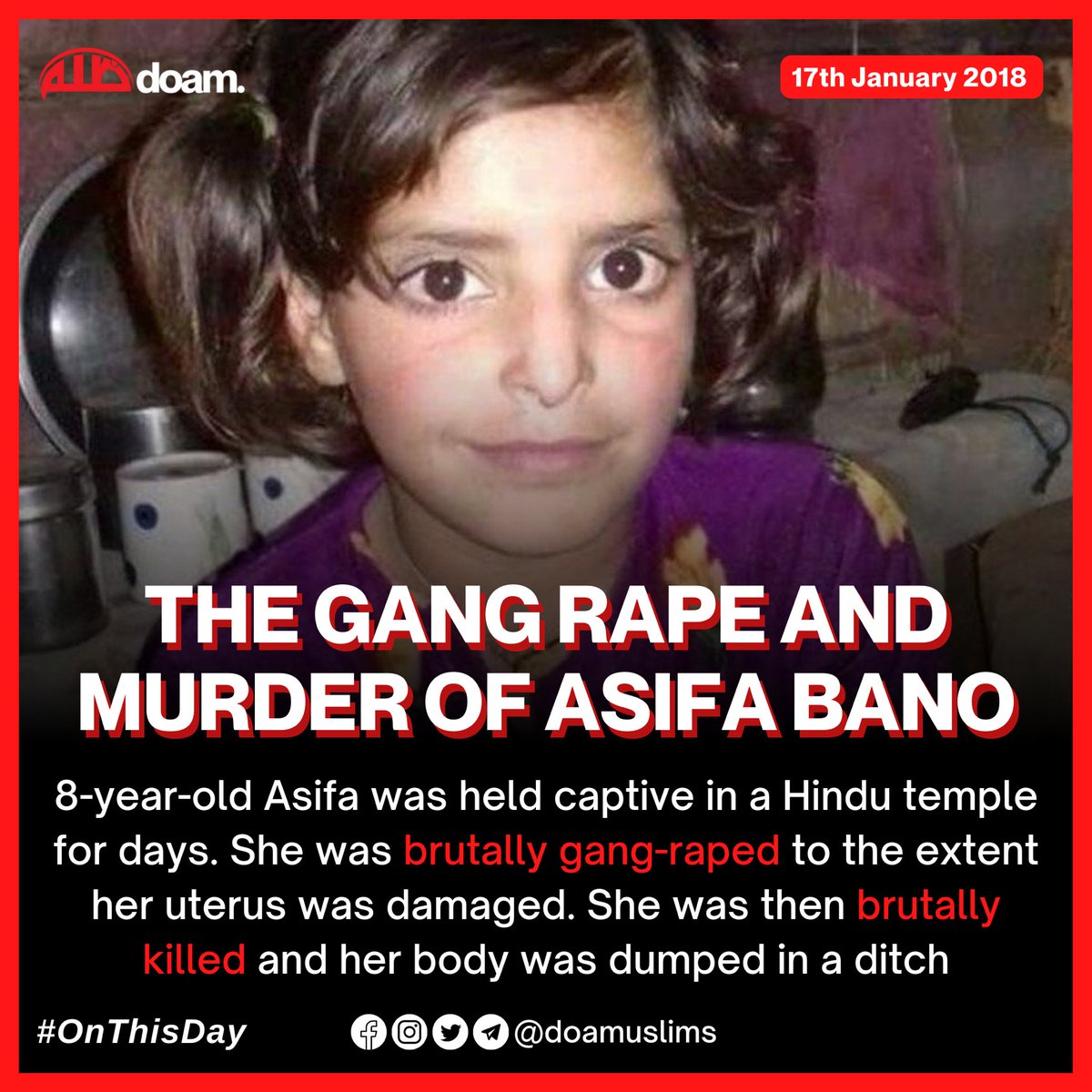 आसिफा बानो... #JusticeForAshifa