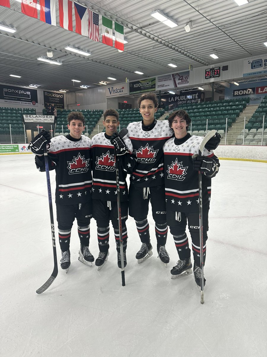Our Young Guns 💪 

Travis Ouellette: 2G, 1A
Matthew Martin-Gaudreault: 1G, 1A
Tyson Parker: 2A 
Davis Hails: 1A 

Have a night boys! 

#dontpokethebear