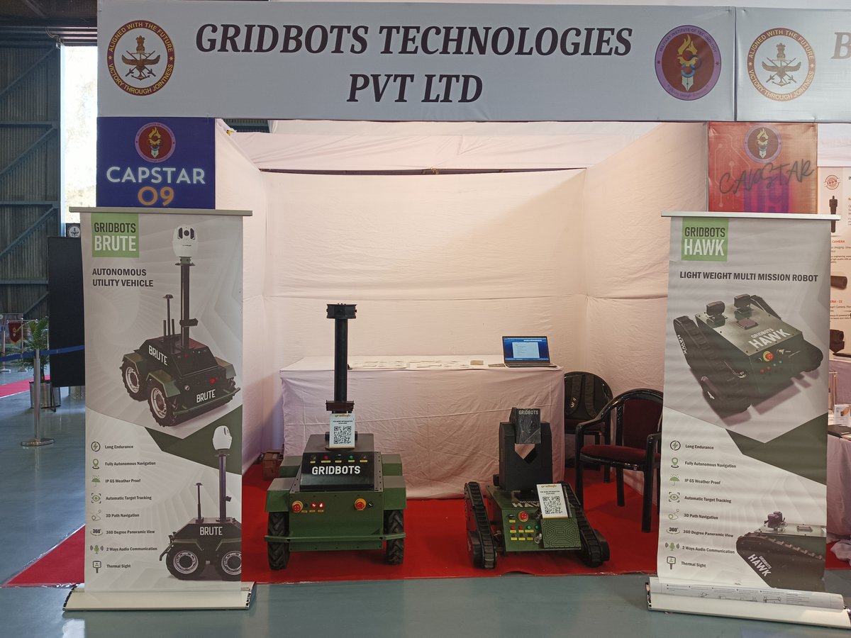 All prepared to welcome our CDS !

#madeinbharat #gridbots #indianarmy #proud
