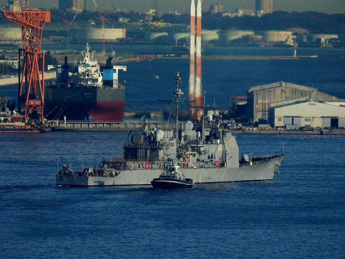 USS Antietam (CG 54) Ticonderoga-class guided missile cruiser leaving Yokosuka, Japan - January 17, 2024 #ussantietam #cg54

SRC: TW-@MICHIYAM