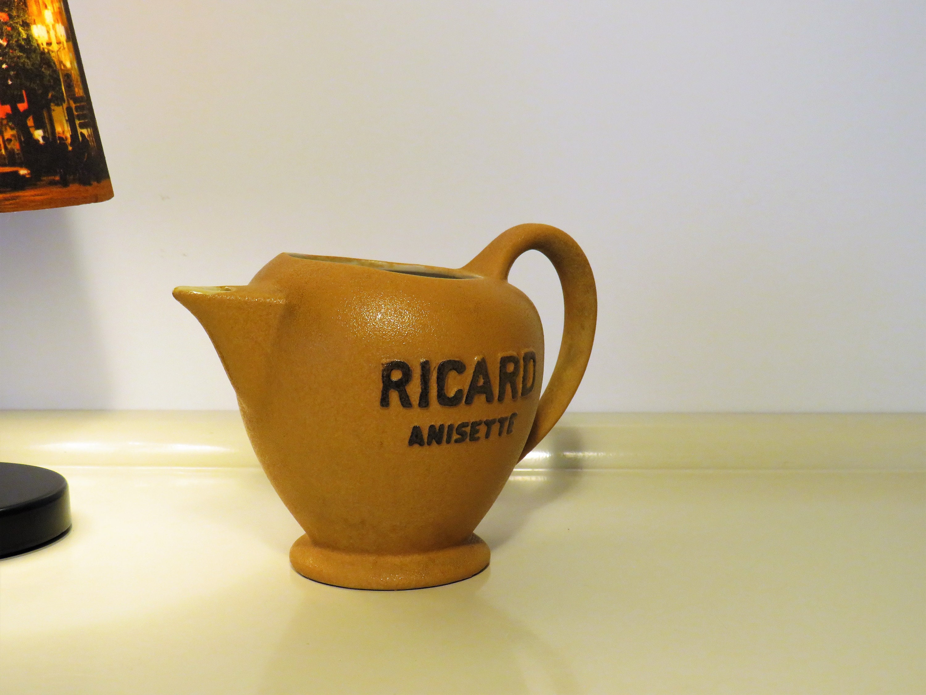 Vintage RICARD French Café Water Carafe