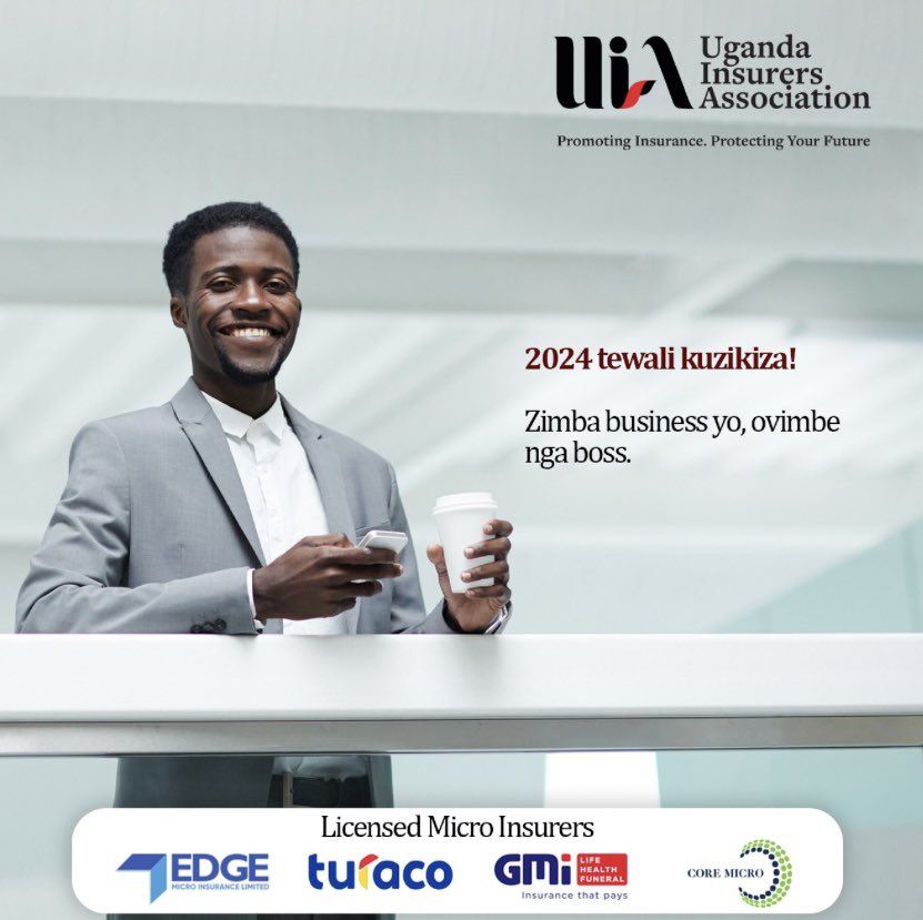 2024 jifuule yabyafaayo!
Wanilila business yo ne Micro-Insurance. Check out the poster for the list of Licensed Micro Insurers to get started.
 
Visit uia.co.ug for more information.
 
#MicroInsurance #2024Resolutions