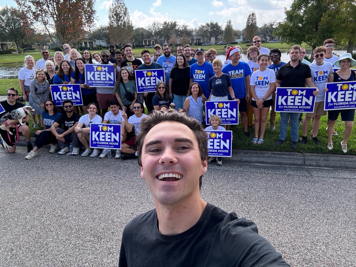 davidhogg111's tweet image. WE DID IT! CONGRATS to Florida's newest house Rep TOM KEEN. This race was one by only a few hundred votes in one of the most competitive races in the state. Thanks to all the volunteers and esp @rayanneanid who helped a ton in organizing this canvas last month!