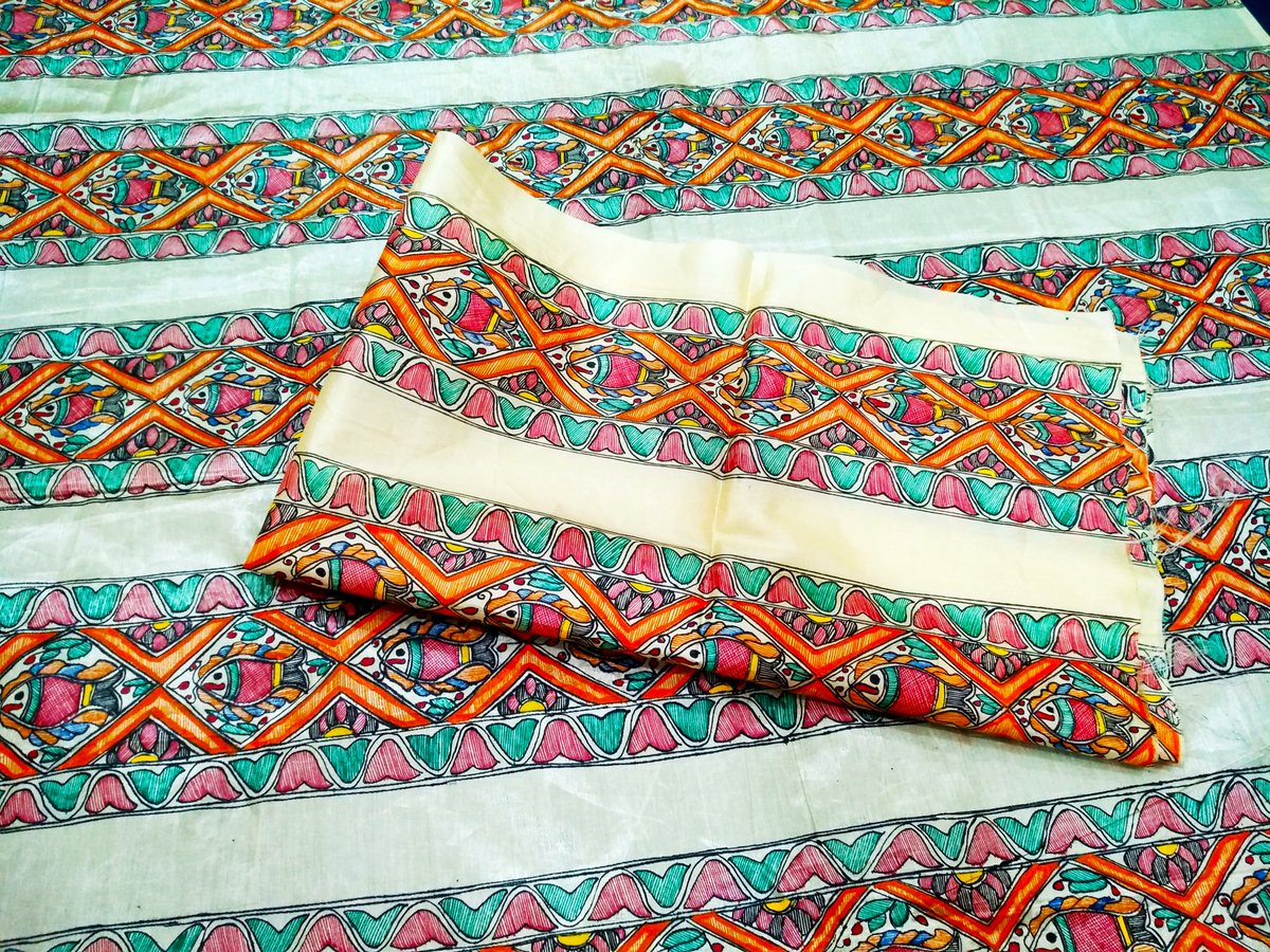 😀😊The measure of success is happiness and peace of mind. Good Morning beautiful souls. Have a happy n peaceful day. 😊😀
🔶️🔶️Mithila painting Laces for your saree, suit, dupatta etc.⭐⭐
@DesamMithila @CFGart @MeenaJha15 @Raushan06401027 
#art #ArtistOnTwitter #ArtistOnX