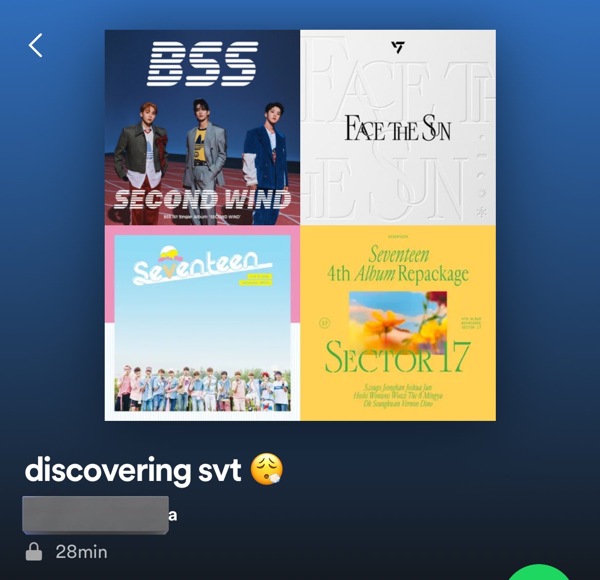 laroguesvt's tweet photo. henlo frens iโm a new carat n creating a playlist to get to know svt more & stream their songs , pls rec sum songs i can add here ! <3
#svt #sebongs #carattwt #CaratSelcaDay #SEVENTEEN https://t.co/1QRH5EJbu4