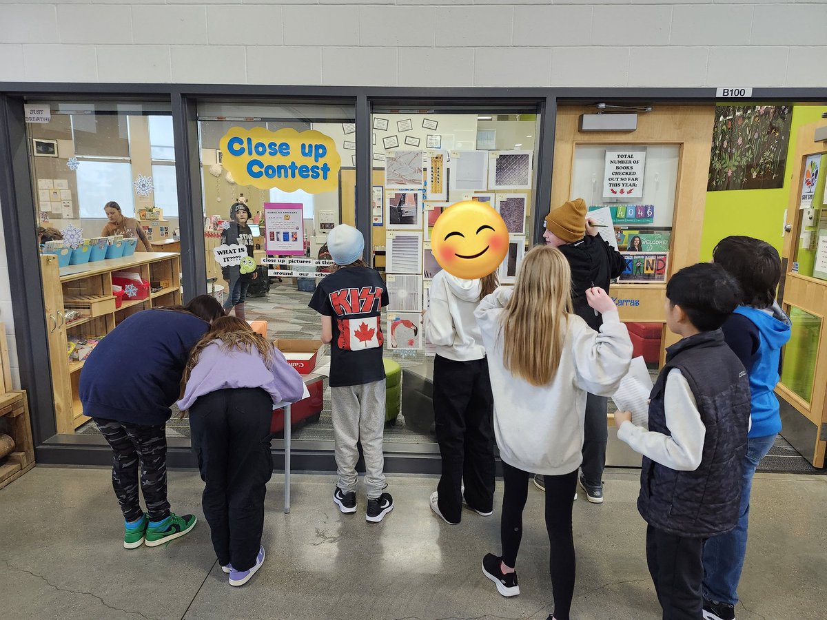 It's that time of year again! One of my favourite contests to challenge the kiddos with🔎🤔 Who will get all the pictures correct and win their class a cupcake party??🧁😋🧁 #closeupcontest #challengeyourbrain #thinkoutsidethebox #libraryfun <a href="/IRIC_WC/">IRIC</a>