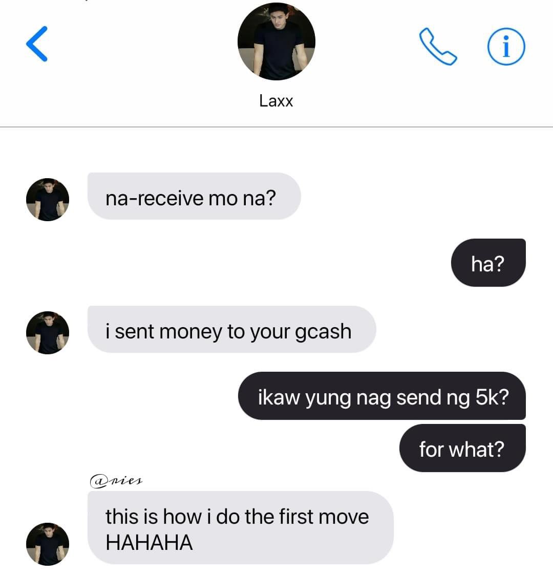 tensai22's tweet photo. Ganyan dapat mag first move. 😂 https://t.co/xpL2eRgxcJ