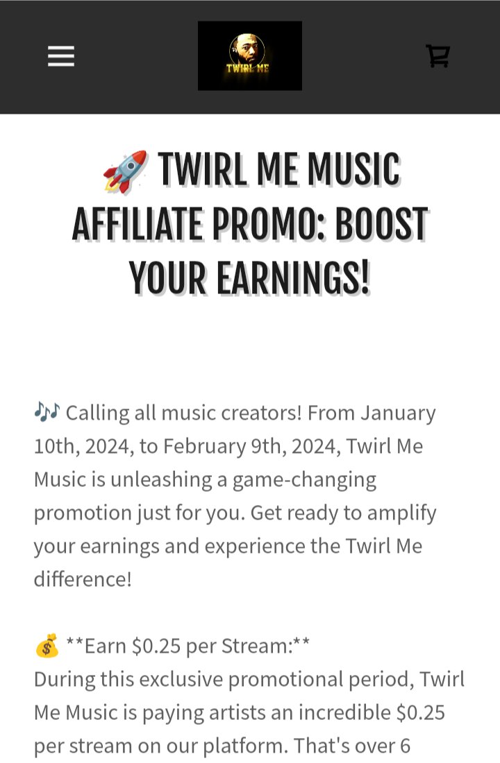 robertholmes201's tweet photo. Attention all musicians! Twirl Me is leveling the playing field for independent artists by offering higher royalties and a cutting-edge discovery feature. Don't miss your chance to be heard. Join us on Filtered and optimize your career.   https://t.co/2vUqANxJob https://t.co/5d1Txtfz1N
